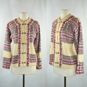 Vintage New Wool Cardigan Sweater by Nordstrikk